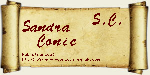 Sandra Conić vizit kartica
